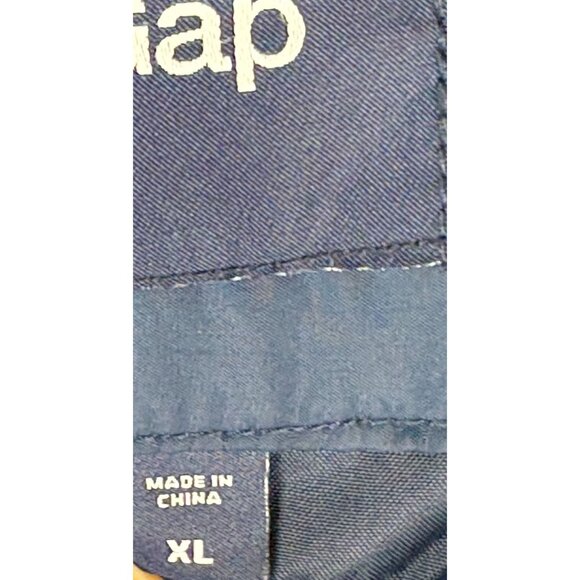 Gorpcore Sporty Utility Outdoors Navy Blue Insulated GAP Puffer Jacket Men's XL - Picture 5 of 11